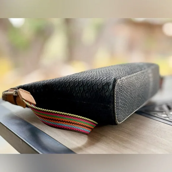 Consuela Downtown Rattler Snake Crossbody Bag Woven Strap + Charm NWOT - Picture 15 of 16